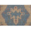 Tapis de couloir oriental unique Heriz Serapi à motif géométrique noué à la main 3 x 12