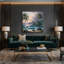Art mural sur toile noire USA State Hawaii-277664785