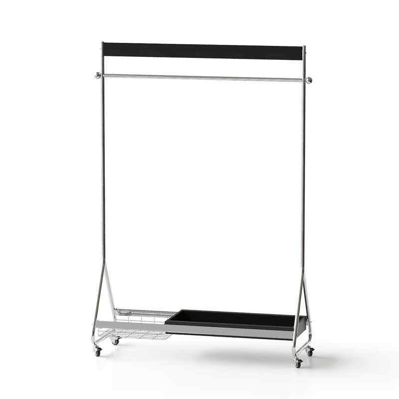 Étagère de rangement pour vêtements Leon, Noir