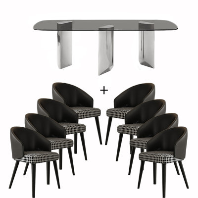 Alyus 4 - Person Three Leg Dining Set