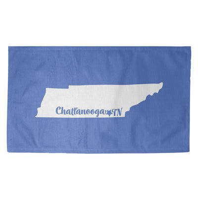 East Urban Home Chattanooga Tennessee Blue Area Rug