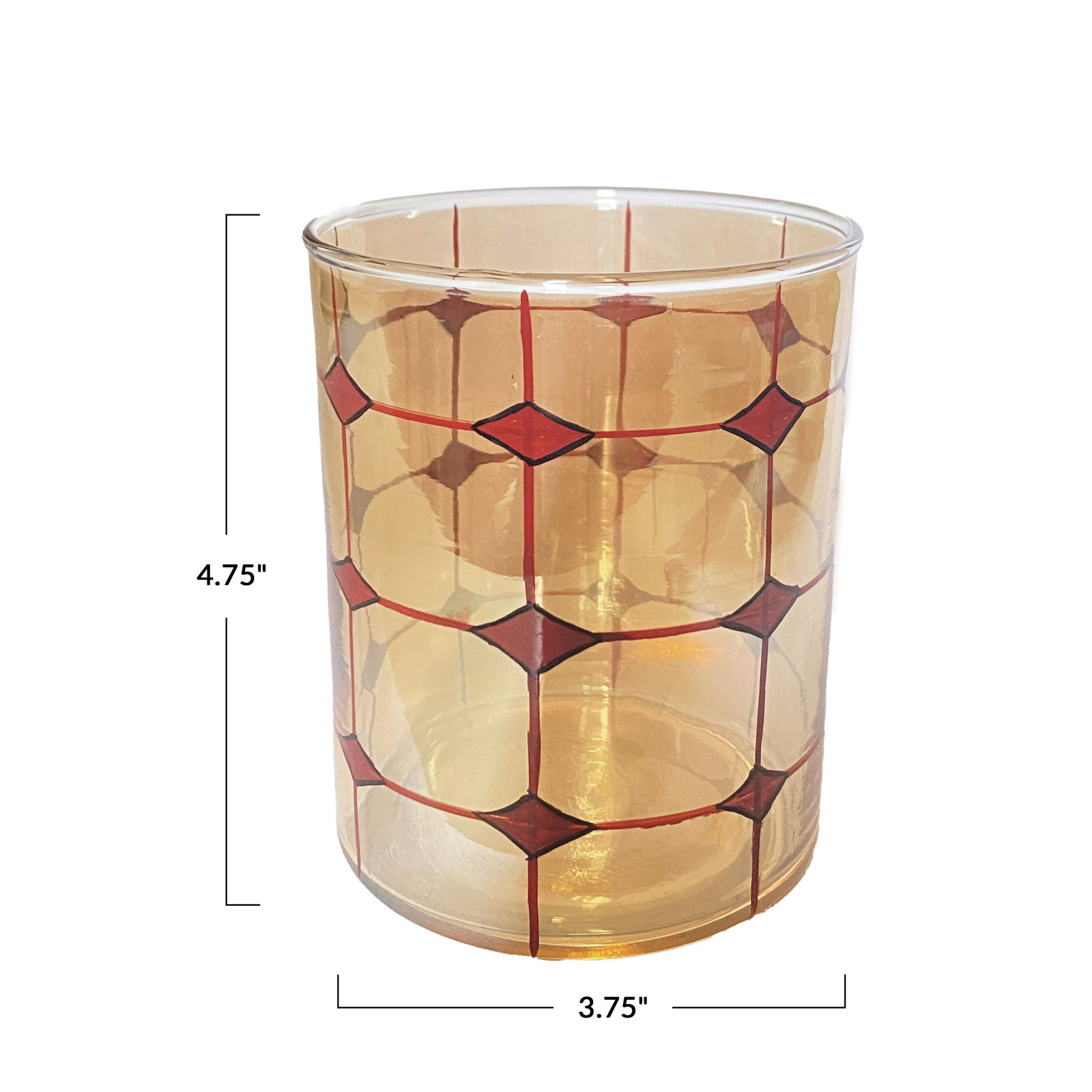 Hand-Blown Glass Votive Holder