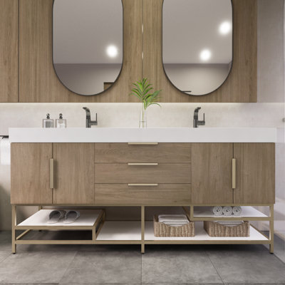 Ensemble de meuble-lavabo double 72 po Edgemont