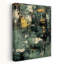 Art mural moderne abstrait vert abstrait-857824900