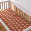 Rainbow Muslin Crib Sheet