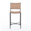 Garza Upholstered Bar Stool with Metal Frame