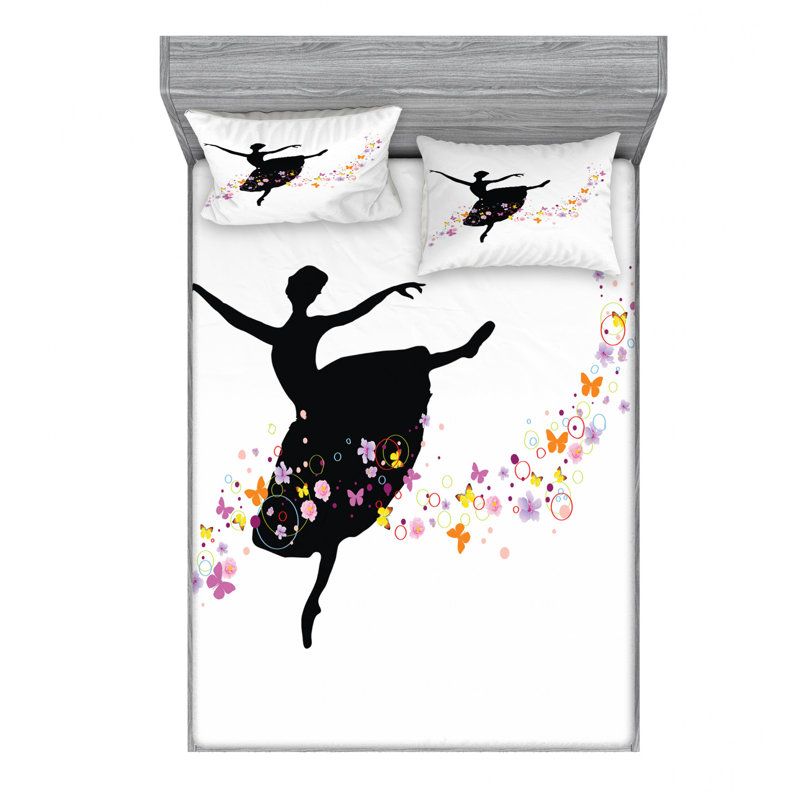 Microfiber Sheet Set, Full Sheet Set with Fitted Sheet