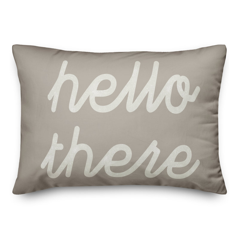 Outdoor Reversible Throw Pillow, Gray
