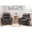 Ensemble de 2 chaises en similicuir Pingry-702271445