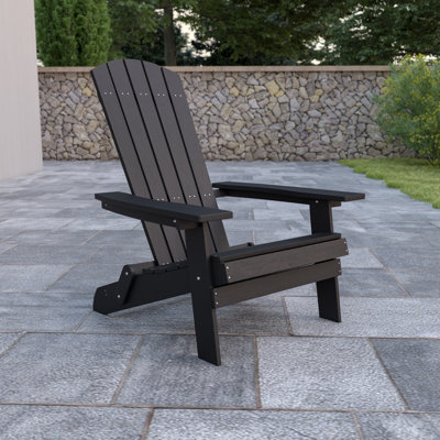 Chaise Adirondack pliante intérieure / extérieure en résine de polyester de qualité commerciale Balasi