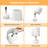 14" Modern White Ceramic Small Table Lamp with Pre-Assembled Shade-88191430