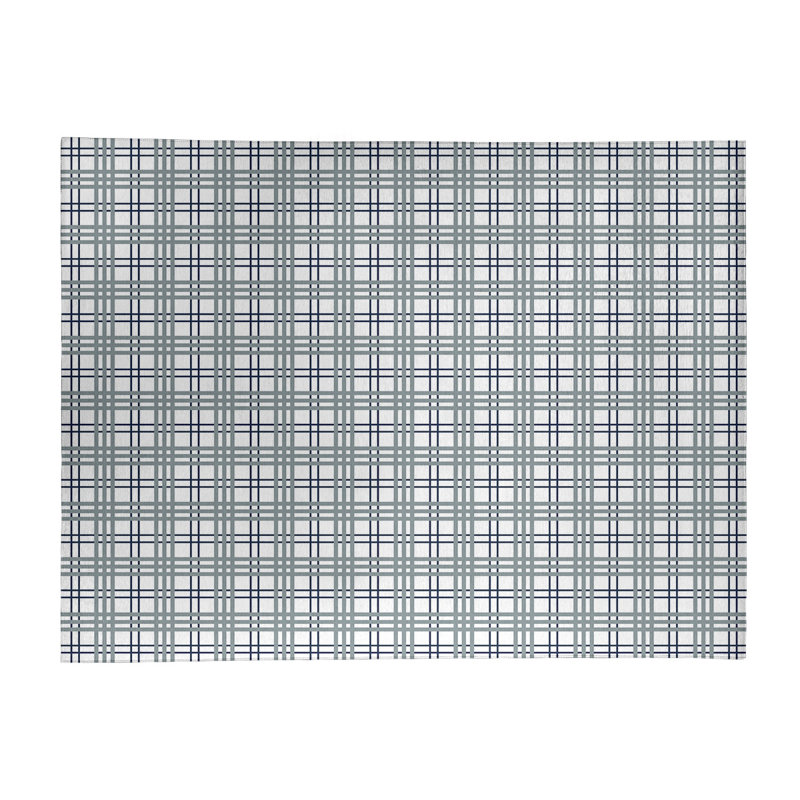 Plaid Indoor Rug, Rectangle 8' x 10'