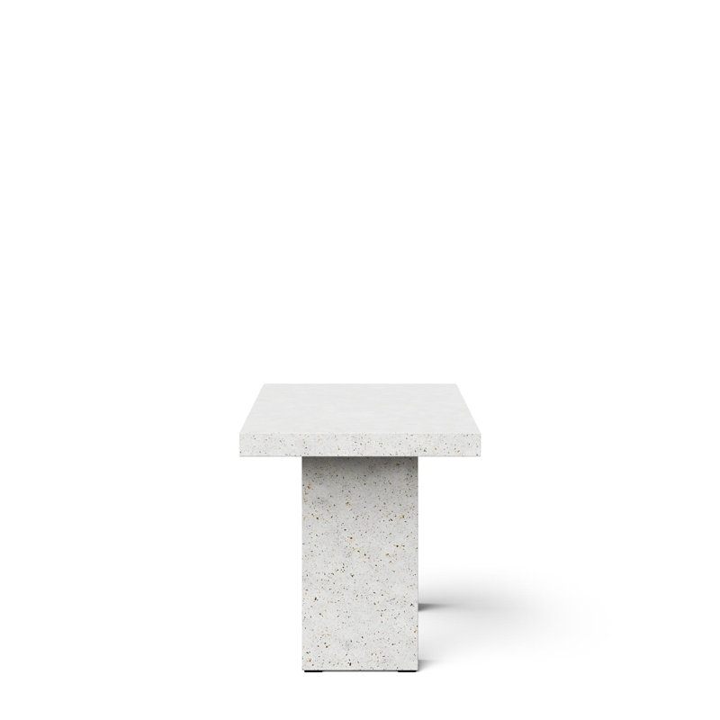 Mixx Elcor 82.75, Bar Table (41.75" Height), Ivory Terrazo, 70.75" L x 35.5" W