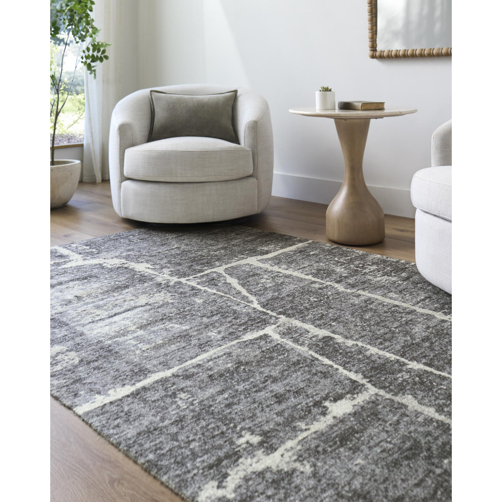 Galey Alix x Livabliss Janek Hand-Tufted Rug, Rectangle 2' x 3'
