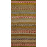 Striped Area Rug in Brown