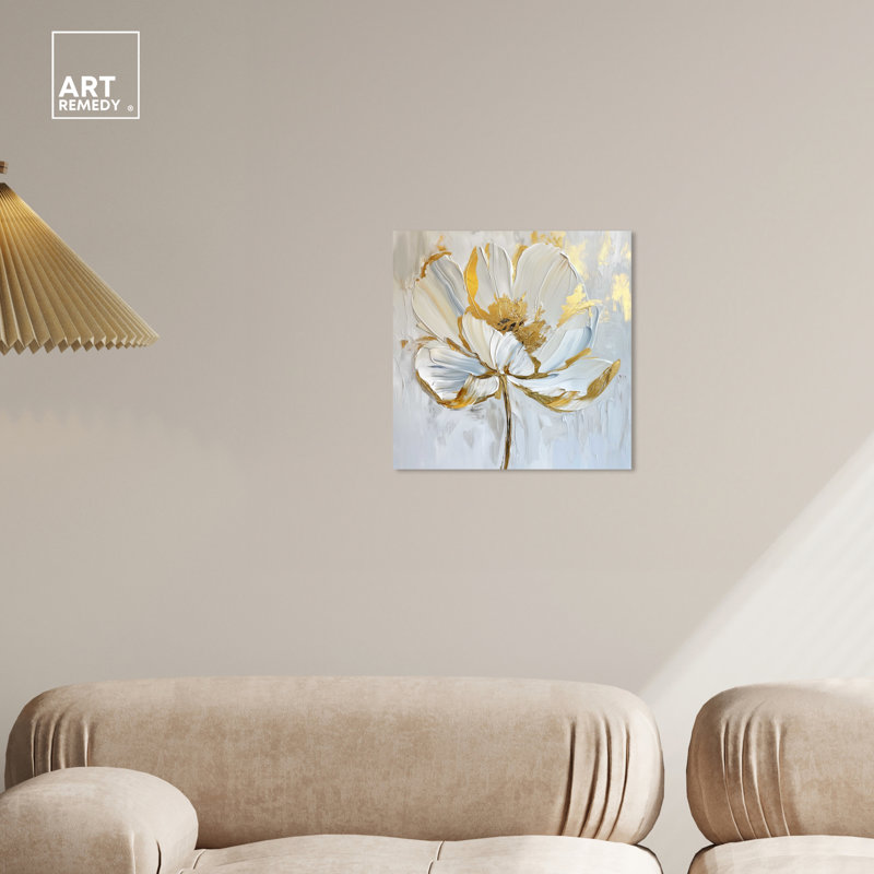 Magnolia II, Toile tendue, H 16 po x l 16 po