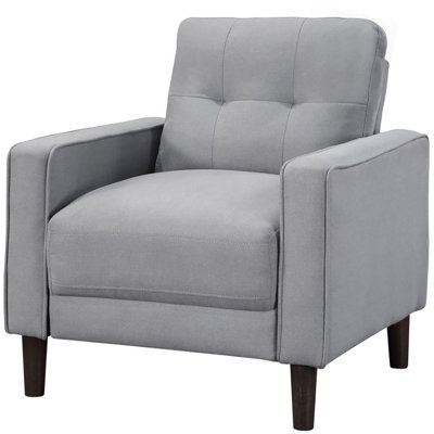 Laired Track Arms Tufted Chair