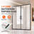 Semi-frameless Double Sliding Shower Door SGCC Tempered Glass-108734717