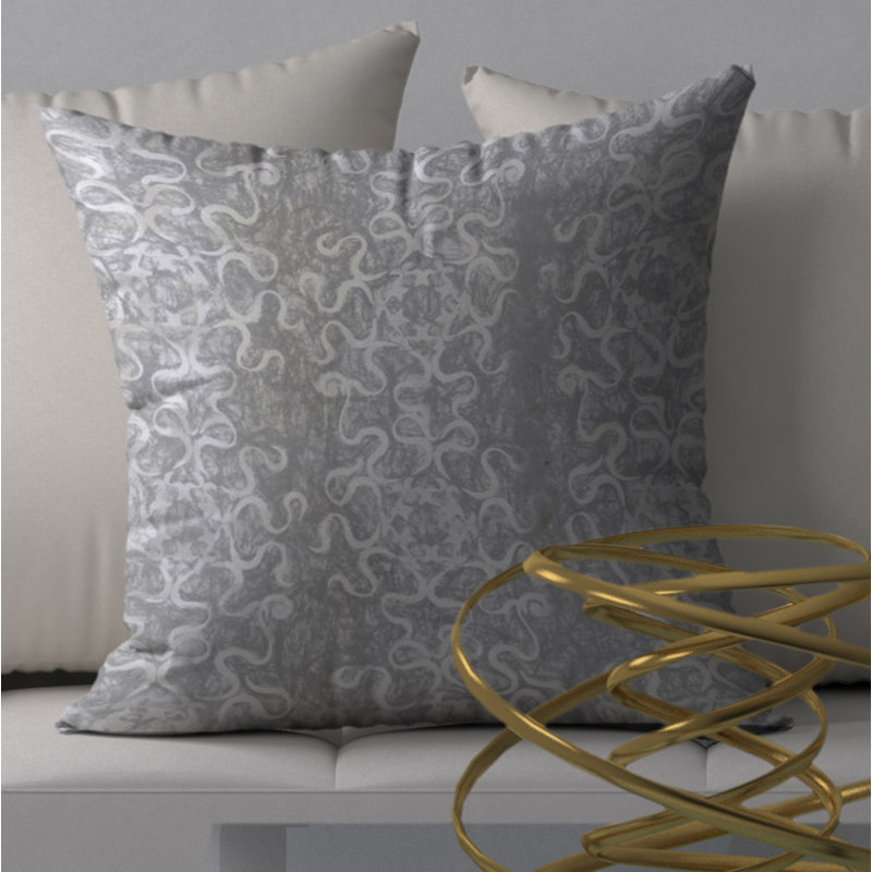 Superbe housse de coussin carrée/insert, 24" X 24"