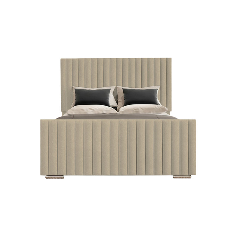 Abriyah Bed Frame, Coffee, Small Double (4')