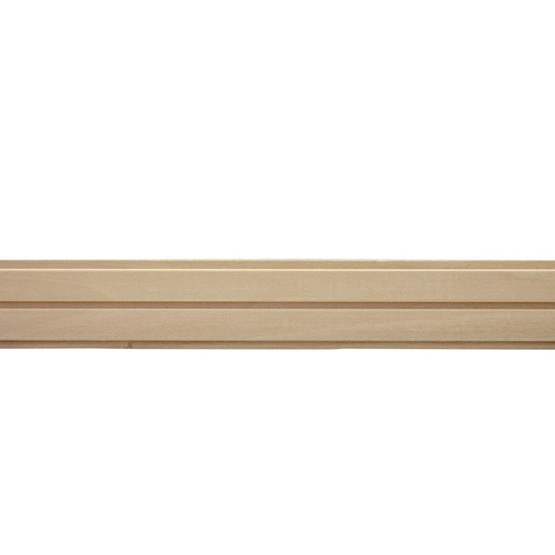 .4375 In. D X 1.5 In. W X 92 In. L Unfinished Poplar Tova Panel Moulding