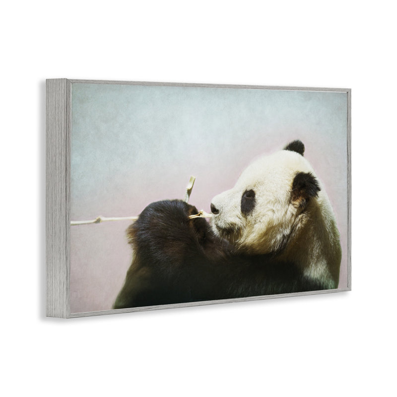 Panda sauvage et bambou, estampe numérique, design par Roberta Murray, Estampe numérique Farmhouse, H 20 po x l 30 po