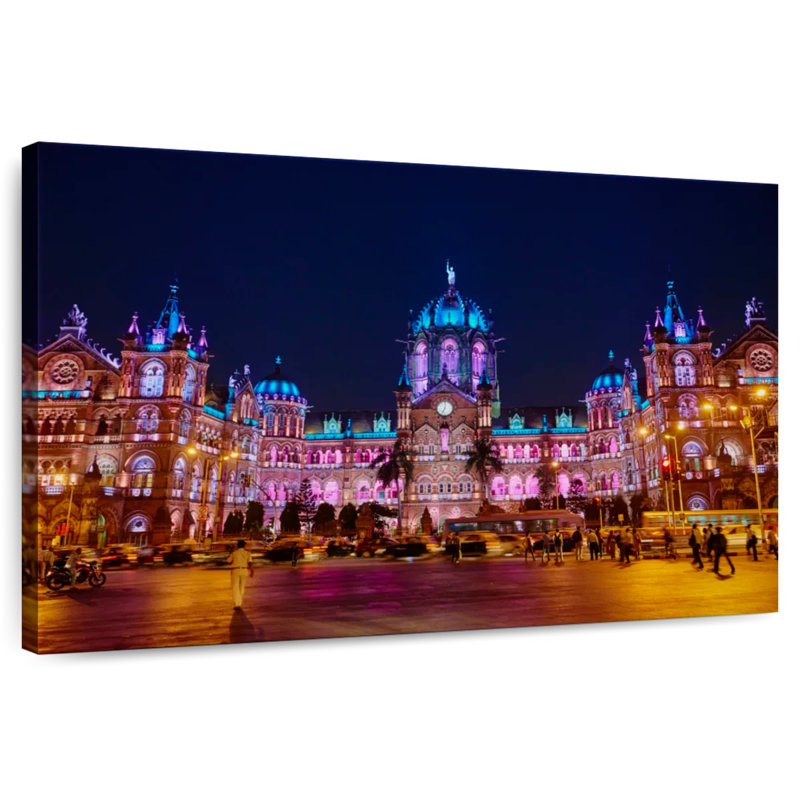 Sireci Chhatrapati Shivaji Maharaj Terminus, 26" H x 39" W
