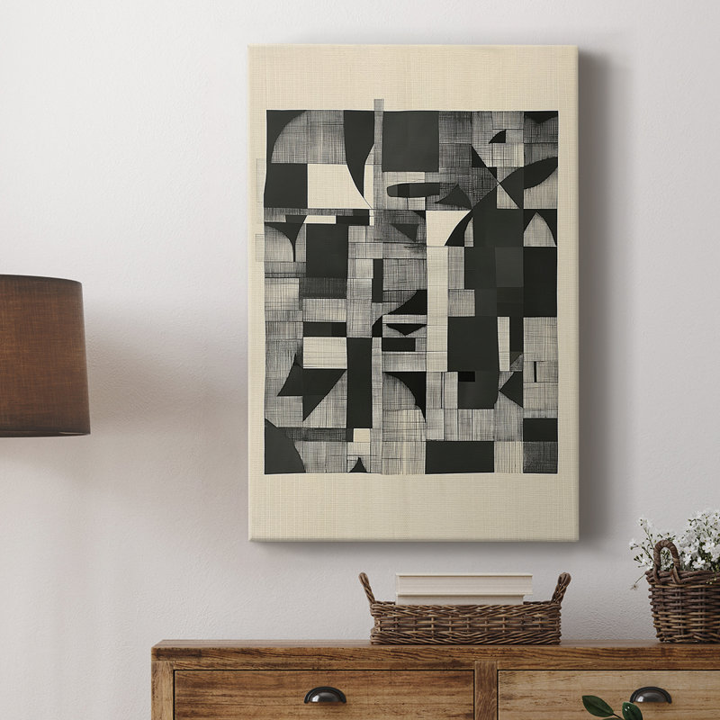 Série ABSTRACT DCCCL XXXIX - Cavas de galerie sur mesure, H 48 po x l 32 po