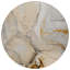 Tapis d'intérieur rond 8 po beige