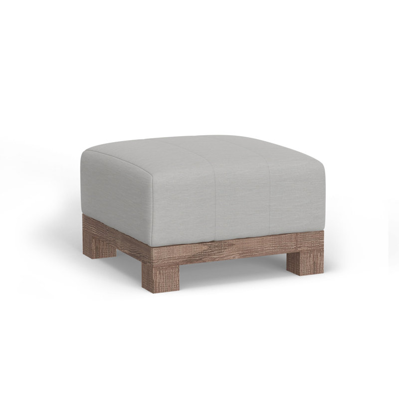 Samba Upholstered Polyester Cocktail, White Polyester
