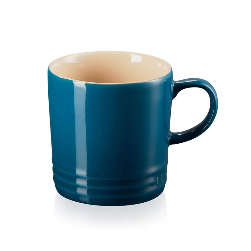Stoneware Coffee Mug, Dark Blue