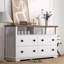 Commode double 4 tiroirs l 47,24 po-888079785
