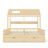 Kids Double Twin House Platform Bed with Shelves and 2 Drawers-959208324