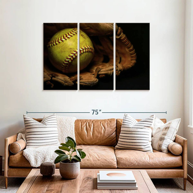 Softball And Glove