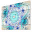 «Turquoise Wavy Curves and Circles», impression-20864657-35109366