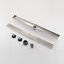 Linear Grid Shower Drain With Levelling Feet-112488999