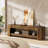63" Farmhouse Rustic TV Console with Storage Shelves,TV Stand for TVs up to 75"