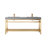 Idella 71.7'' Double Bathroom Vanity with Resin Top-936512814-936512815-937036285