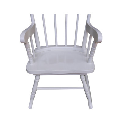 Chaise berçante en bois massif Hamby Kids