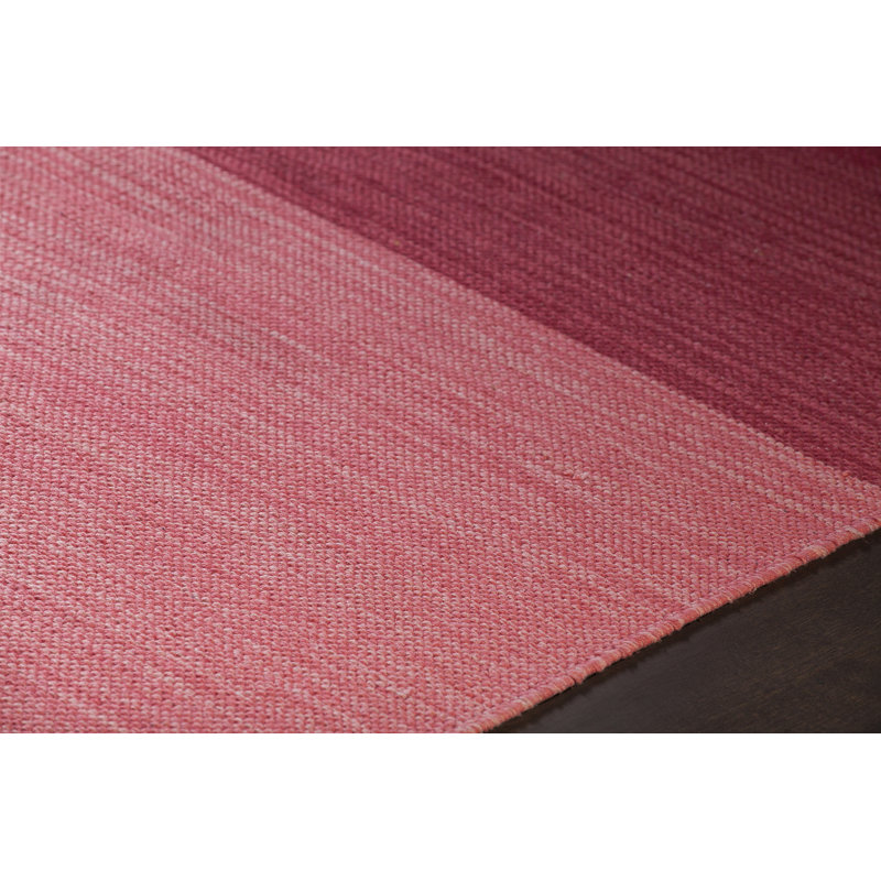 India Hand Loomed Cotton Modern Area Rug, Rectangle 7'9" x 10'6"