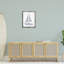«Minimal Sail Boat», art mural encadré noir par Jetty Home, LLC-411554188-411554177