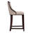 Fifth Avenue Traditional Vegan Leather Upholstered Beech Wood Counter Stool in Cream-53598450-28260507