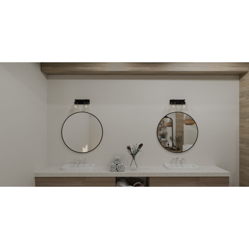 Éclairage de salle de bain à intensité variable à 2 lumières Chevigny