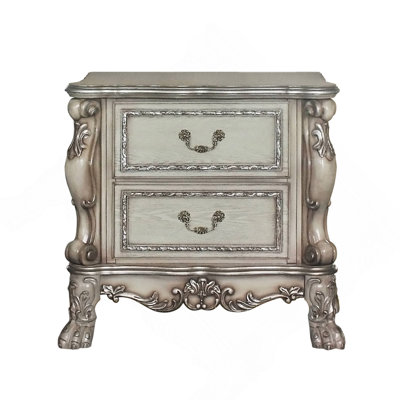 Table de chevet 2 tiroirs Vintage