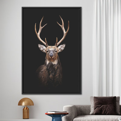 Deer Photography, Animal Canvas Art, Animal Photo Art Canvas, Trendy Wall Art, Farmhouse Art, Deer Canvas Print,