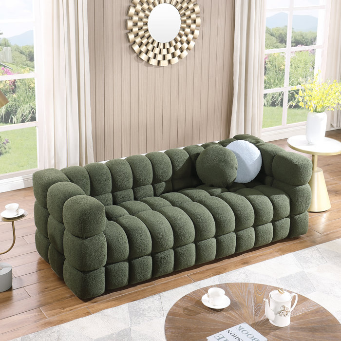 Brayden Studio® 84.25'' Upholstered Sofa & Reviews | Wayfair