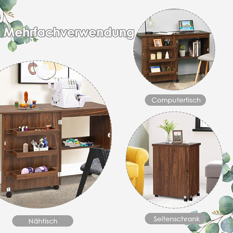 Wandi Writing Desk, Brown