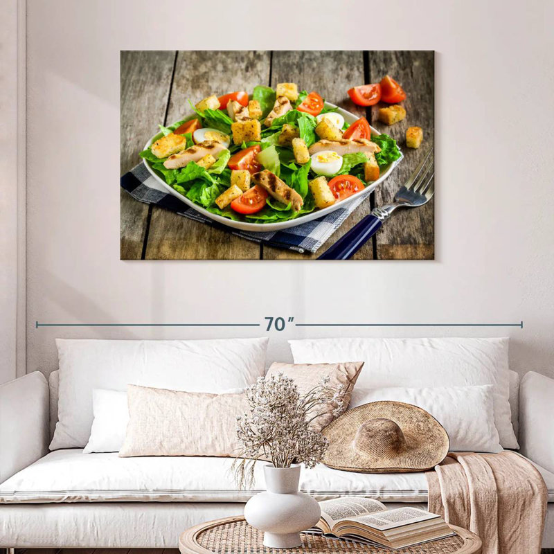 Yarlin Chicken Caesar Salad, 30" H x 45" W