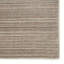 Tapis taupe clair rayé fait à la main Traci-54689723