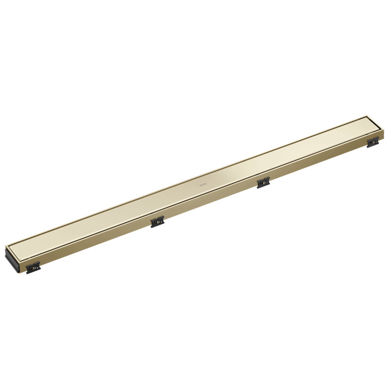 36" Reversible Linear Shower Drain Trim, Polished Nickel